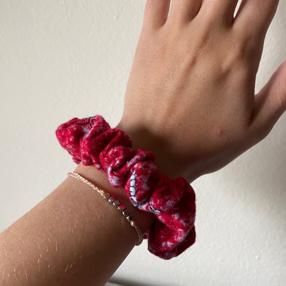 Felt Badger Scrunchie